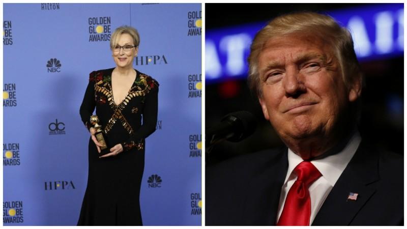 Meryl Streep (L), Donald Trump (R) Meryl Streep Donald Trump
