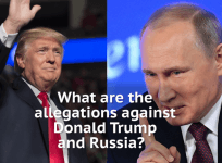 What are the unverified allegations against Donald Trump and Russia?