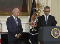 President Obama honours Joe Biden with the Presidential Medal of Freedom