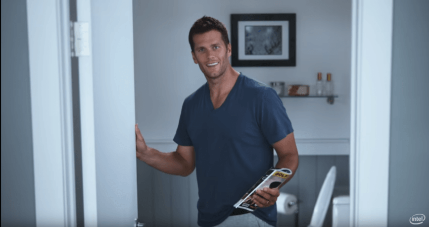 Tom Brady in the new Super Bowl ad Tom Brady