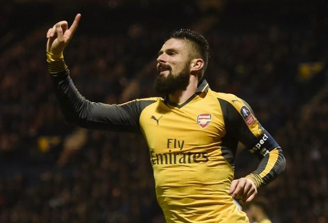 Olivier Giroud Olivier Giroud, Arsenal, Swansea, Premier League, Arsene Wenger, Paul Clement