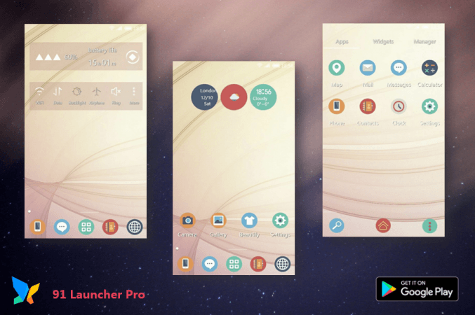 91 Launcher Pro