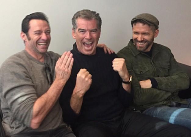 Wolverine, Bond, Deadpool Hugh Jackman, Pierce Brosnan, Ryan Reynolds