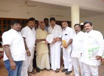 Pawan Kalyan with representatives of the TACAV and APCKS