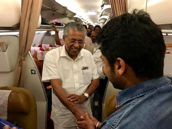 Singam star Suriya Sivakumar meets Kerala CM Pinarayi Vijayan. Suriya, Singam 3, Pinarayi Vijayan