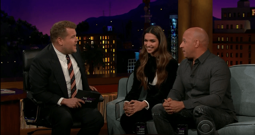 WATCH: Deepika Padukone and James Corden perform lungi dance, while Vin