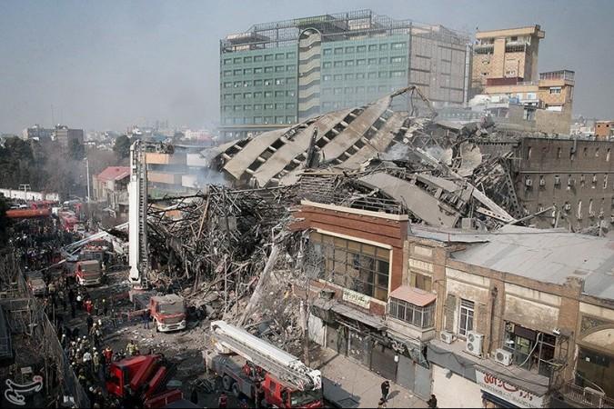 Iran building collapse