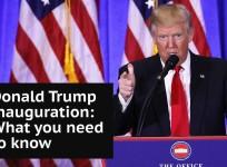 What you need to know about Donald Trumps inauguration