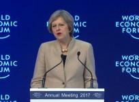 Theresa May warns big business to play by rules as she promotes Britain at Davos 2017
