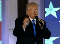 Donald Trump tells his supporters Im going to be cheering you on