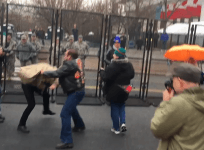 First fight erupts between Bikers for Trump and Disrupt J20 groups at inauguration