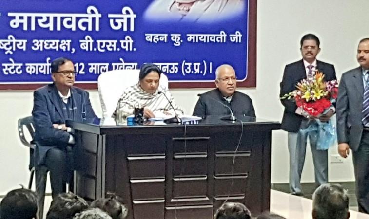 Mayawati and Ambika Chaudhary