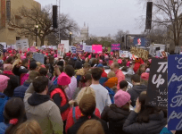 Womens marches around the world with millions protesting against Donald Trump