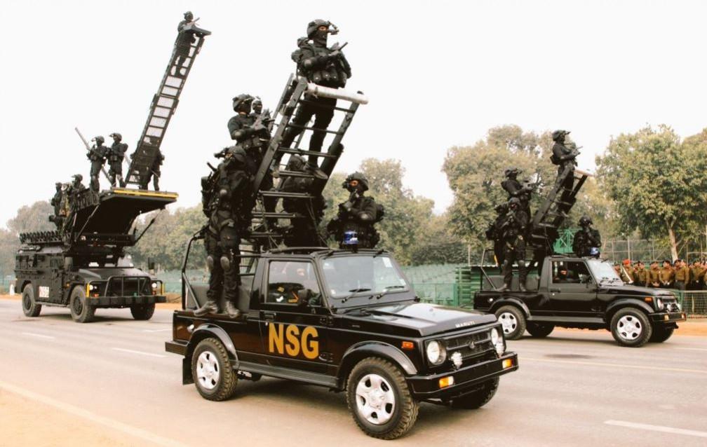 National Security Guards contingent. Republic Day 2017 (rehearsals)