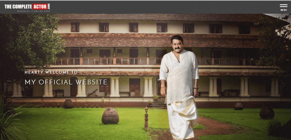 Jagathy Sreekumar launched the new version of Mohanlal's website The complete actor. Mohanlal, The complete actor, Mohanlal website