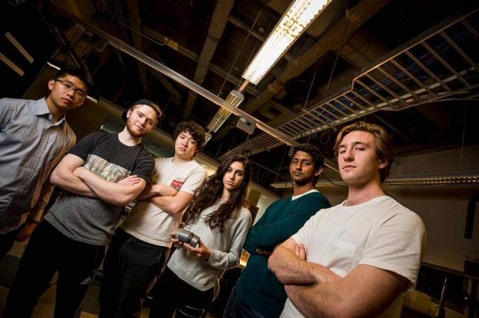 Team Original Gravity members Johnny Koo, Jared Buchanan, Han Lu Ling, Neeki Ashari, Srivaths Kalyan, and Tavish Traut. Team Original Gravity