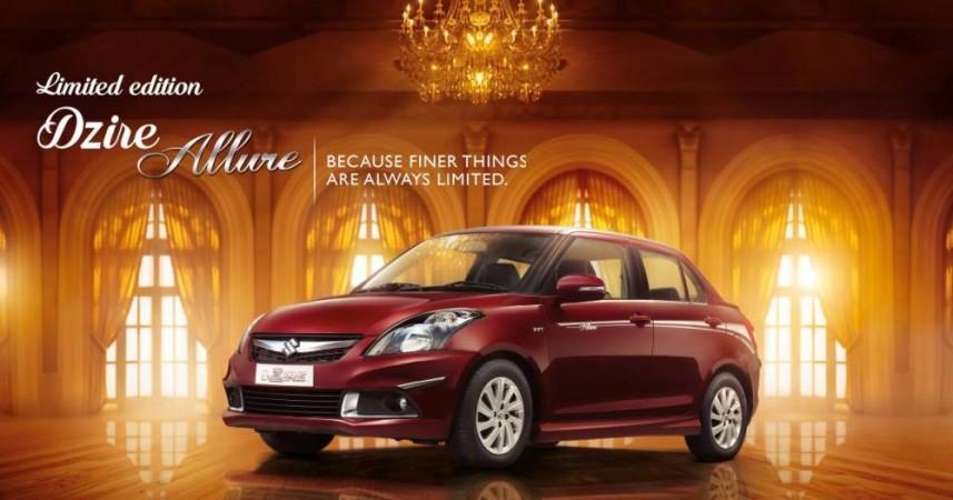 Maruti Suzuki DZire Allure, dzire limited edition