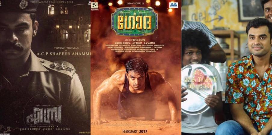 The upcoming movies of Tovino Thomas. Tovino Thomas, Ezra, Godha, Oru Mexican Aparatha