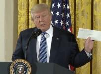 President Donald Trump praises beautiful letter from Barack Obama