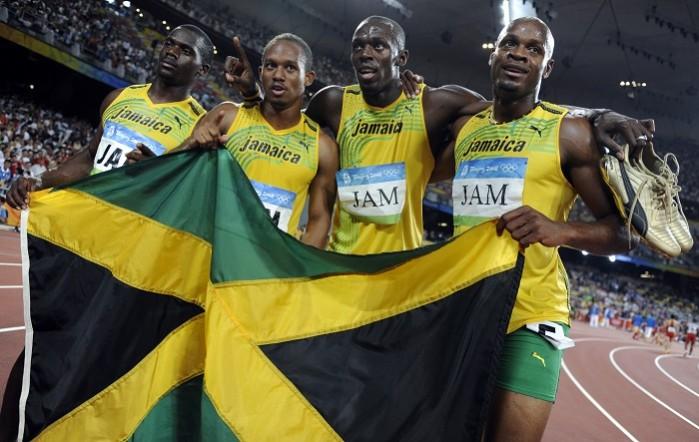 The Jamaica team were stripped of their gold medal from the 2008 Olympics Jamaica, relay, 2008 Beijing Olympics, Usain Bolt, Nesta arter