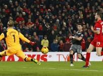 Shane Long, Southampton, Loris Karius, Liverpool, EFL Cup, semifinals