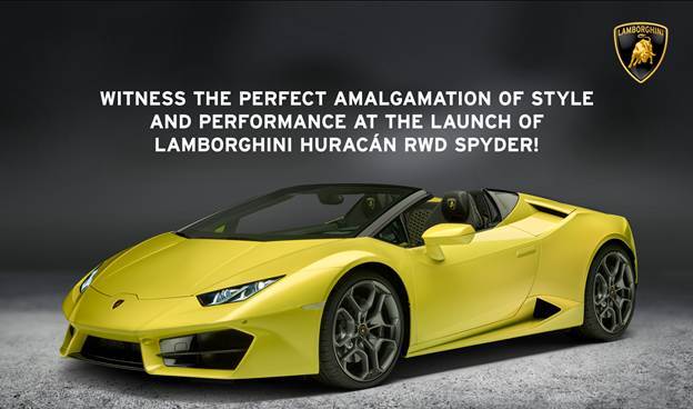 Lamborghini Huracan RWD Spyder
