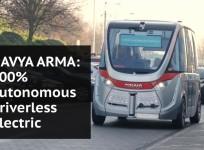 Navya driverless bus makes UK debut at Heathrow Airport