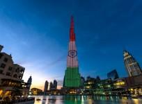 Burj Khalifa, Republic Day, Burj Khalifa tricolour