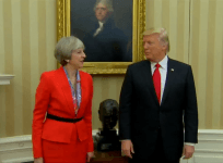 Theresa May meets Donald Trump at White House