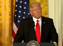 Trump and May discuss Russian sanctions in joined press conference