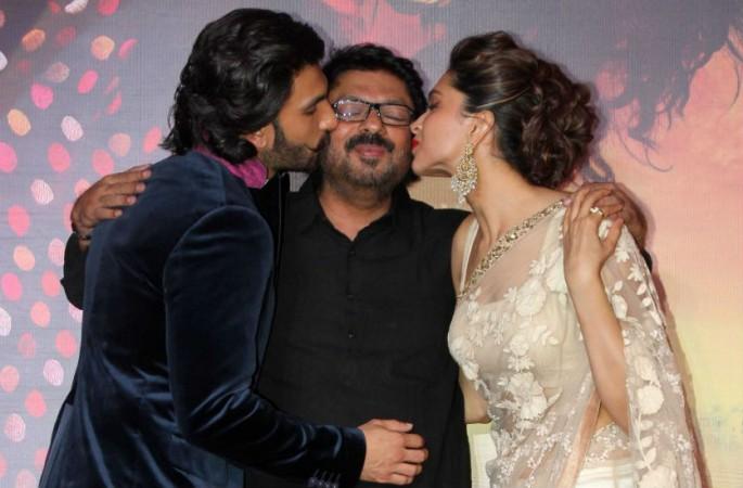 Ranveer Singh, Sanjay Leela Bhansali and Deepika Padukone Ranveer Singh, Sanjay Leela Bhansali, Deepika Padukone