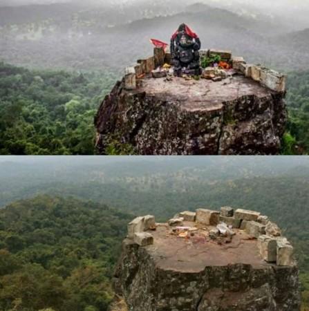 Maoists have vandalised a 1,000-year-old Hindu God idol at a mountain 13,000ft high in Chhattisgarh. 1,000-year-old Hindu God idol destroyed
