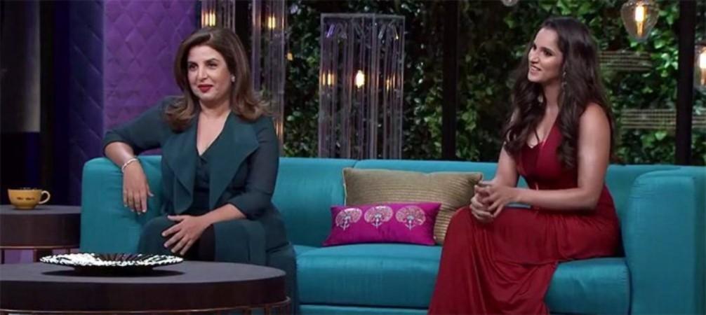 Sania Mirza and Farah Khan on Koffee With Karan 5 Sania Mirza, Farah Khan, Koffee With Karan