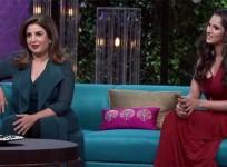 Sania Mirza, Farah Khan, Koffee With Karan
