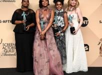 Taraji P. Henson delivers powerful speech as Hidden Figures wins best film ensemble SAG award