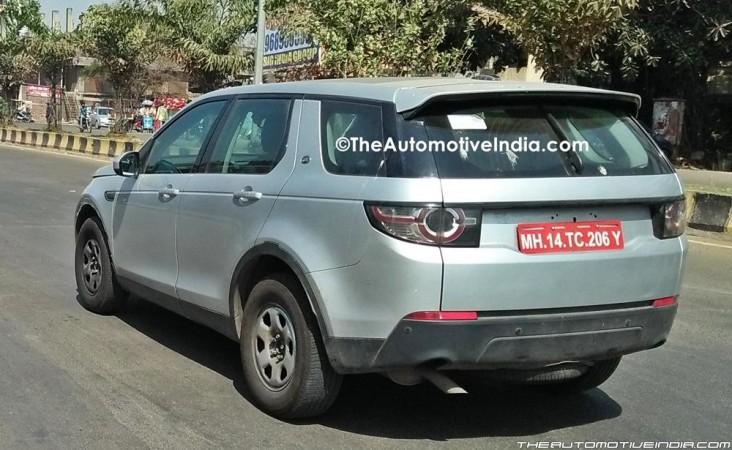 Tata Q501 on test in Land Rover Discovery Sport cloth Tata Q501