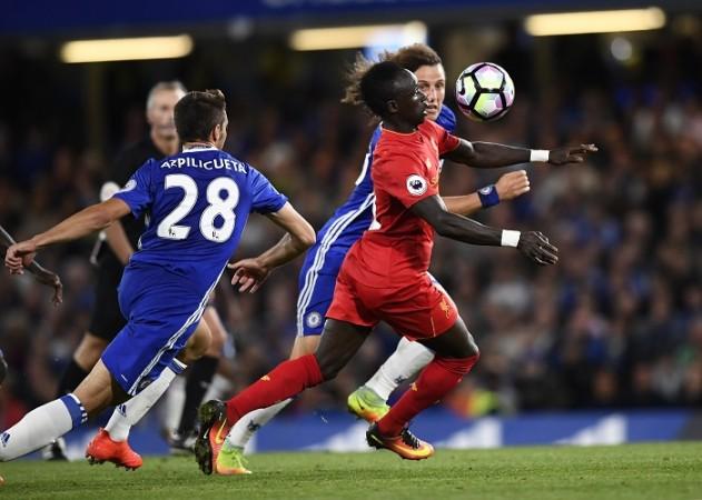 Sadio Mane, Liverpool. Cesar Azpilicueta, David Luiz, Chelsea