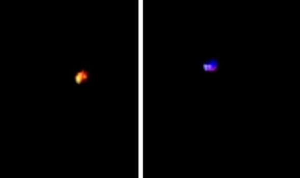 Snapshot of the video shot by the woman in Santa Rosa, California. UFO, MUFON,