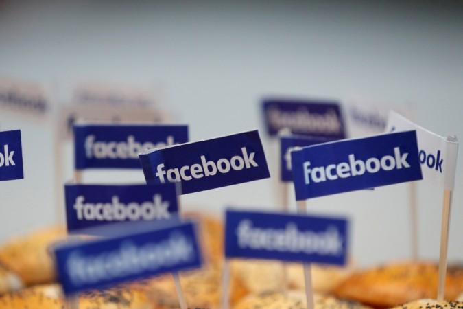 Miniature Facebook banners are seen on snacks