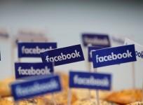 Miniature Facebook banners are seen on snacks