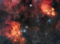 A cat and lobster meet in space 8,000 light years away
