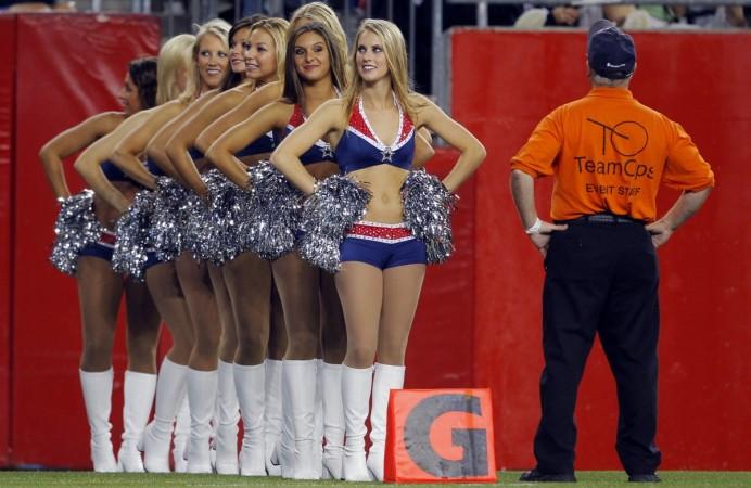 Patriots Cheerleaders at Super Bowl LI