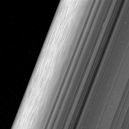 A highly detailed image of Saturn's region outer B ring by NASA's Cassini spacecraft. nasa, cassini spacecraft, Saturn,