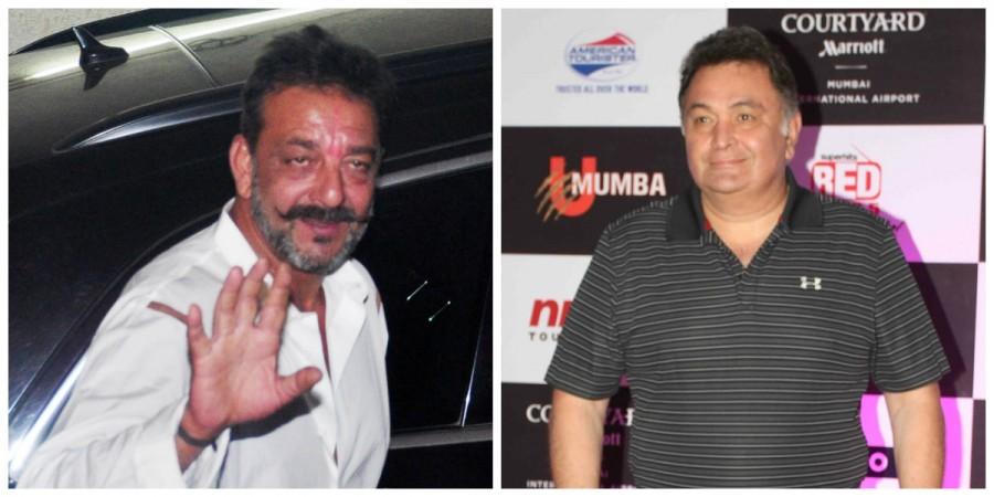 Sanjay Dutt and Rishi Kapoor
