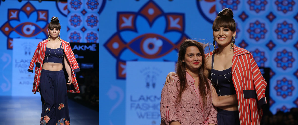 Urvashi Rautela walks for Sonal Verma at Lakme Fashion Week 2017 day 4 Lakme Fashion Week 2017