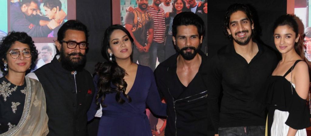 Dangal success bash: Alia Bhatt, Shahid Kapoor, Kriti Sanon, Kapil ...