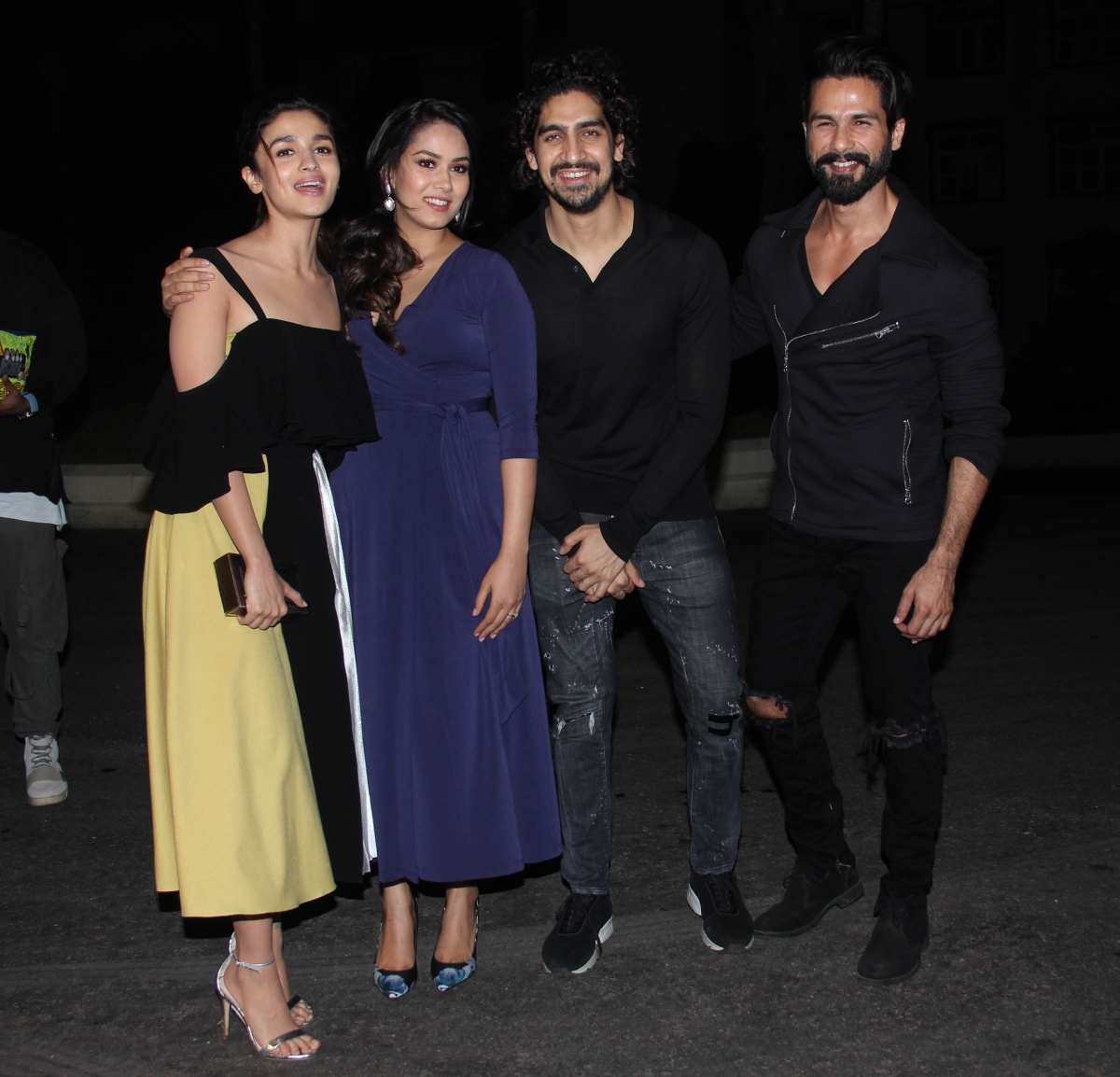 Alia Bhatt, Mira Rajput, Ayan Mukerji, Shahid Kapoor at Dangal success party Dangal success party