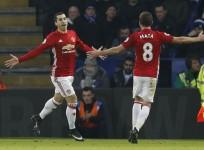 Manchester United beat Premier League champions Leicester City 3-0