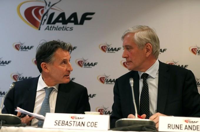 Sebastian Coe, Rune Andersen, IAAF, Russia ban, Doping, London World Championships