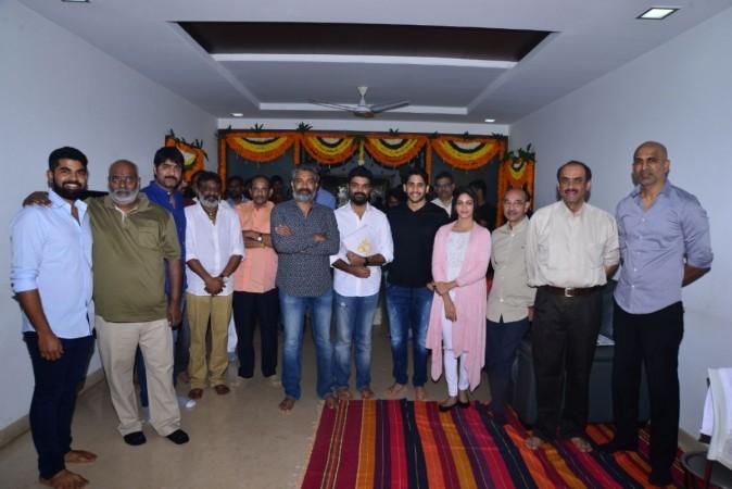 NC14 launch SS Rajamouli, MM Keeravani, Jayadev Galla, KV Vijayendra Prasad, Suresh Babu, Naga Chaitanya, Lavanya, Srikanth, Krishna RV Marimuthu, Sai Korapati
